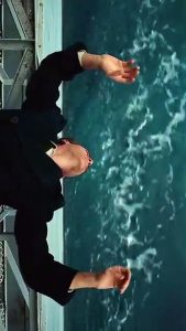 The Bird’s Eye View shot is captured from directly overhead