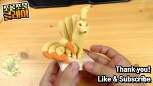 Pokémon Clay Art _ Ninetales Fire-type Pokémon!