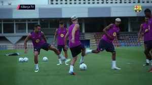 Premier entraînement sous ses nouvelles couleurs pour Rashford