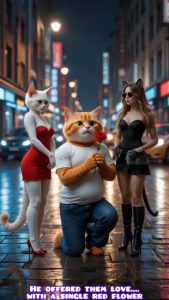He Offered Flower....🌹 But Gets Laughter🥲 | Sad Cat Love Story💖Part 1