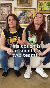 Dueling Sports Fan