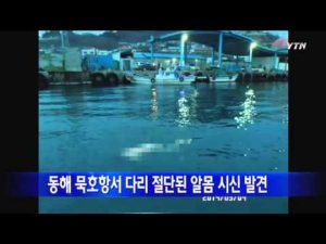 묵호항 앞 해상서 다리 절단된 알몸 시신 발견 / YTN