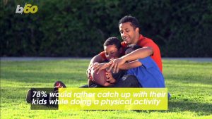 Parents Enjoy Physical Activity to Connect with Kids