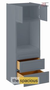 Colonial Gray Oven Cabinet (33x90x24) – AllCabinets.com Kitchen Must-Have