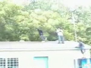 Roof Jump Faceplant