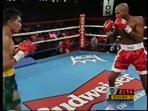 Tim Austin vs Andrian Kaspari + Roberto Duran & Evander Holyfield Interview - Showtime 5-30-98