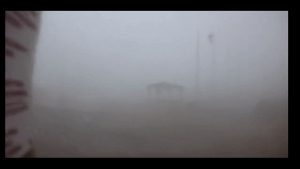 British Holidaymaker Forced to Take Shelter During Crete Storm