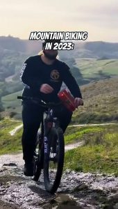 biking