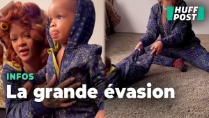 Rihanna a le même souci que toutes les mamans quand il s’agit de faire poser ses enfants