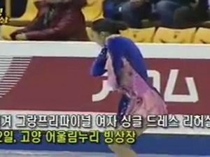 김연아 웜업방해 일본 선수들 kim yuna Japanese warm-up Interfere Mao Asada Miki Ando...