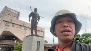 📌 NASU NO YOICHI STATUE AT CHUO OTAWARA CITY TOCHIGI JAPAN