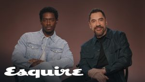 Javier Bardem & Damson Idris Talk Brad Pitt and Nando's Orders | Inquiring Minds | Esquire