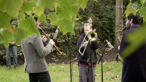 Anri Sala (with André Vida): To Each His Own (in Bridges). Live Performance, Frieze Sculpture Park 2015