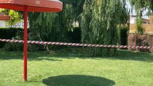 Desperfectos en Medina del Campo tras la tromba de agua