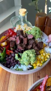 Chipotle Style Steak Rice Bowls🍝