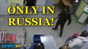 The Average Day In A Russian Supermarket