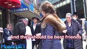 jewish And Muslim boy In Jewish And Muslim Community - Watch the People Reaction To them