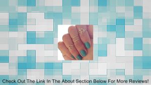 Meily(TM) Fashion Gold Plated Leaf Heart Joint Knuckle Nail Ring Set of Four Rings Review