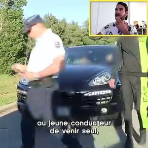 Il essaie de semer les gendarmes avec sa Porsche !