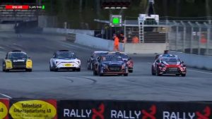 RallyX 2025 Riga 1 Supercars Final Start Linnemann Spin