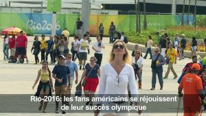 Rio-2016: les fans américains se réjouissent de leur succès