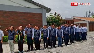 台電數百人列隊敬禮為李元瀚送行 追思影片讓人噴淚（台電提供）