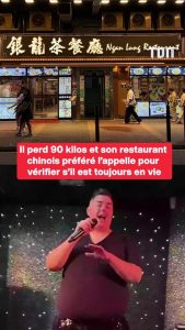 Il perd 90 kilos et son restaurant chinois préféré l’appelle pour vérifier s’il est toujours en vie