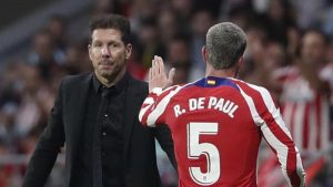 Rodrigo De Paul, sobre el Cholo: “Nos quedó la espina de ganar un título juntos”