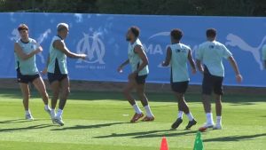Marseille - Premier entraînement pour Aubameyang