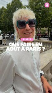 À la rue : Que faire en août à Paris ?