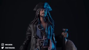 Sculpting CAPTAIN JACK SPARROW Pirates Of The Caribbean