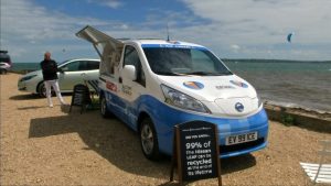 An Electric Ice Cream Truck Runs On Recycled Batteries