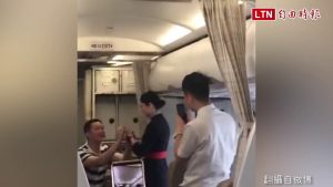 愛情與麵包難兼顧？男友機上下跪求婚 卻害空姐被開除