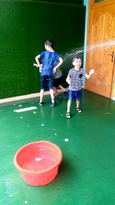 Water Canon Fight