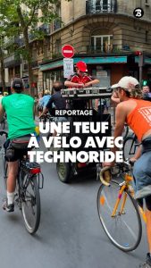 Reportage : Une teuf à vélo avec technoride