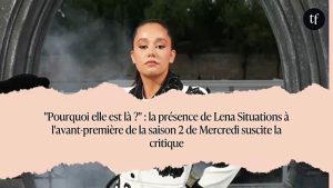 "Pourquoi elle est là ?" : la présence de Lena Situations à l'avant-première de la saison 2 de Mercredi suscite la critique